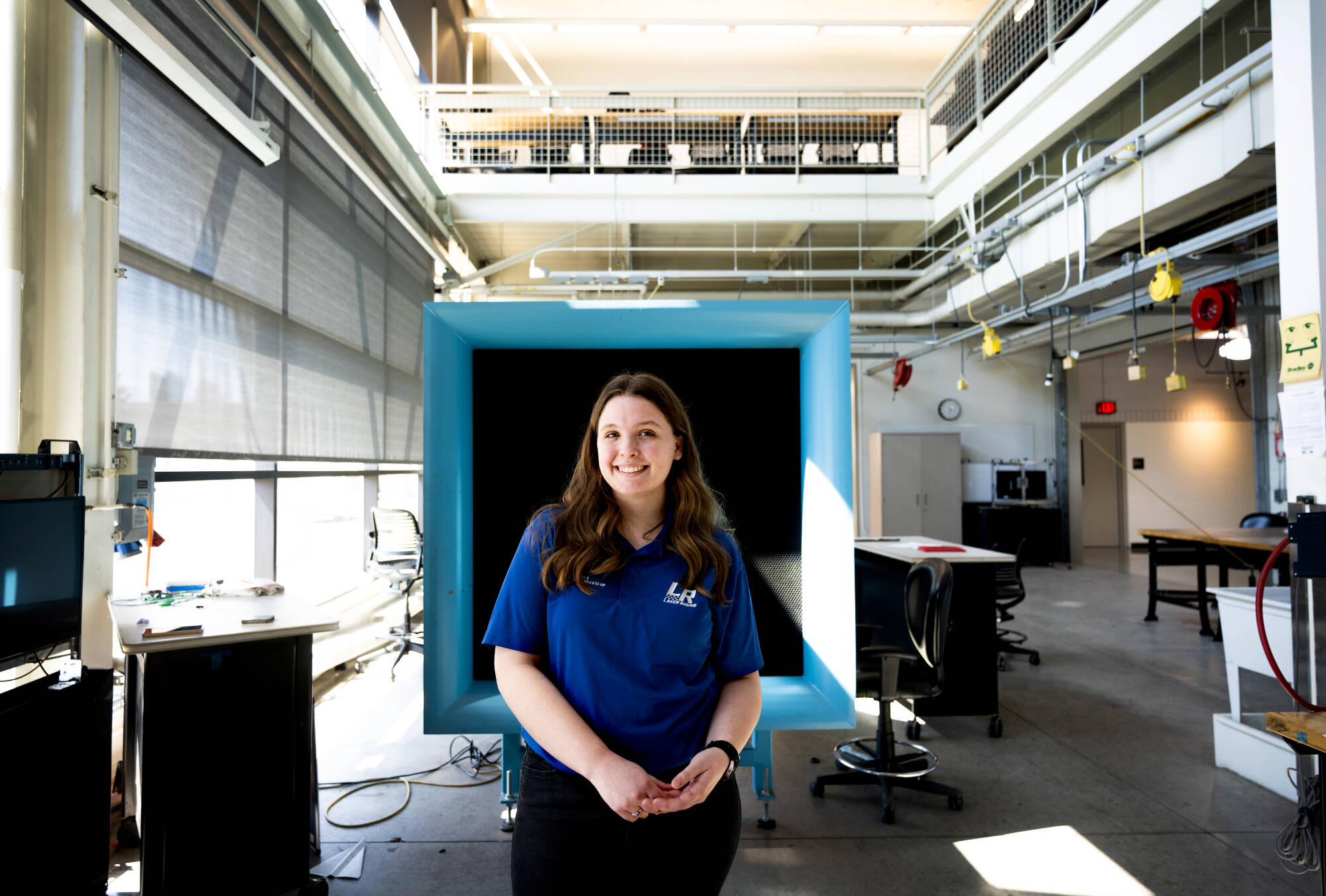 Annika Mattson, a senior mechanical engineering student, who was honored with a Glenn A. Niemeyer Award.